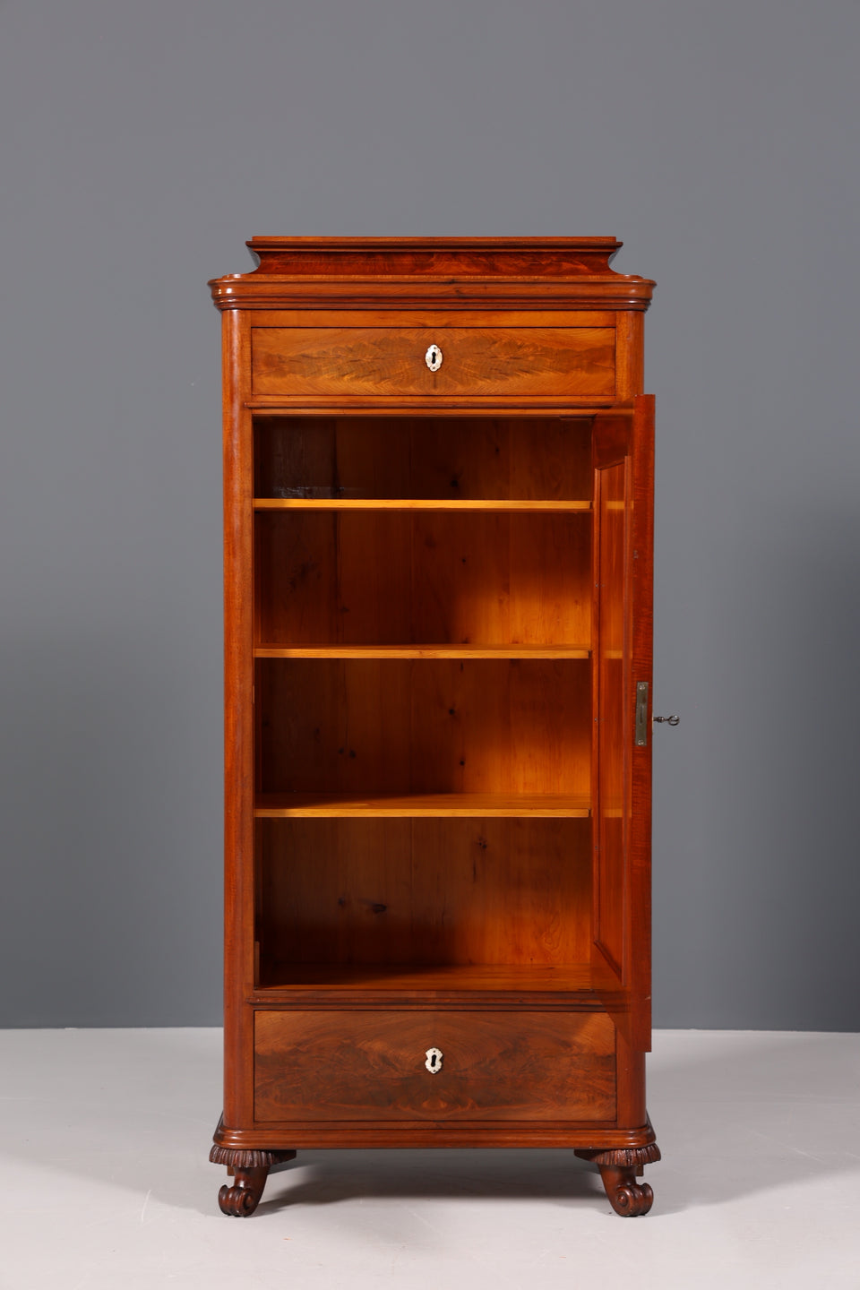 Traumhaftes Louis Philippe Vertiko Gründerzeit Schrank um 1880
