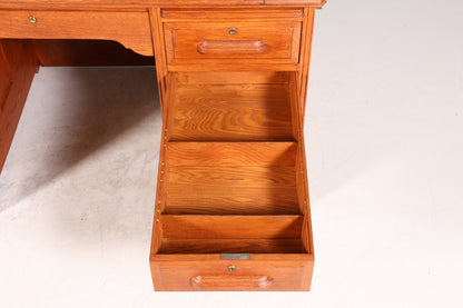 Wunderschöner Sekretär im Bauhaus Stil Rollladen Sekretär Art Deco Schreibtisch Office Table