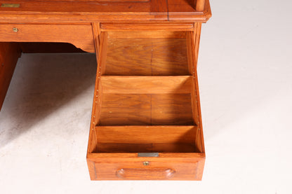 Wunderschöner Sekretär im Bauhaus Stil Rollladen Sekretär Art Deco Schreibtisch Office Table