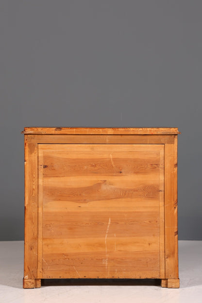 Beautiful Louis Philippe Secretary Vertiko Wilhelminian style walnut antique chest of drawers around 1880