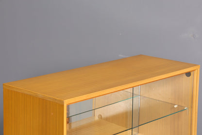 Wunderschöne Mid Century Vitrine Vintage Schrank Regal Retro Bücherregal Barschrank