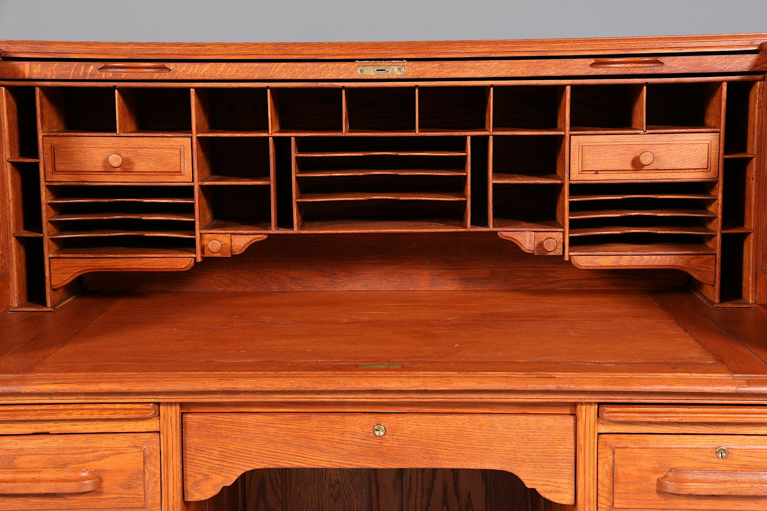 Wunderschöner Sekretär im Bauhaus Stil Rollladen Sekretär Art Deco Schreibtisch Office Table