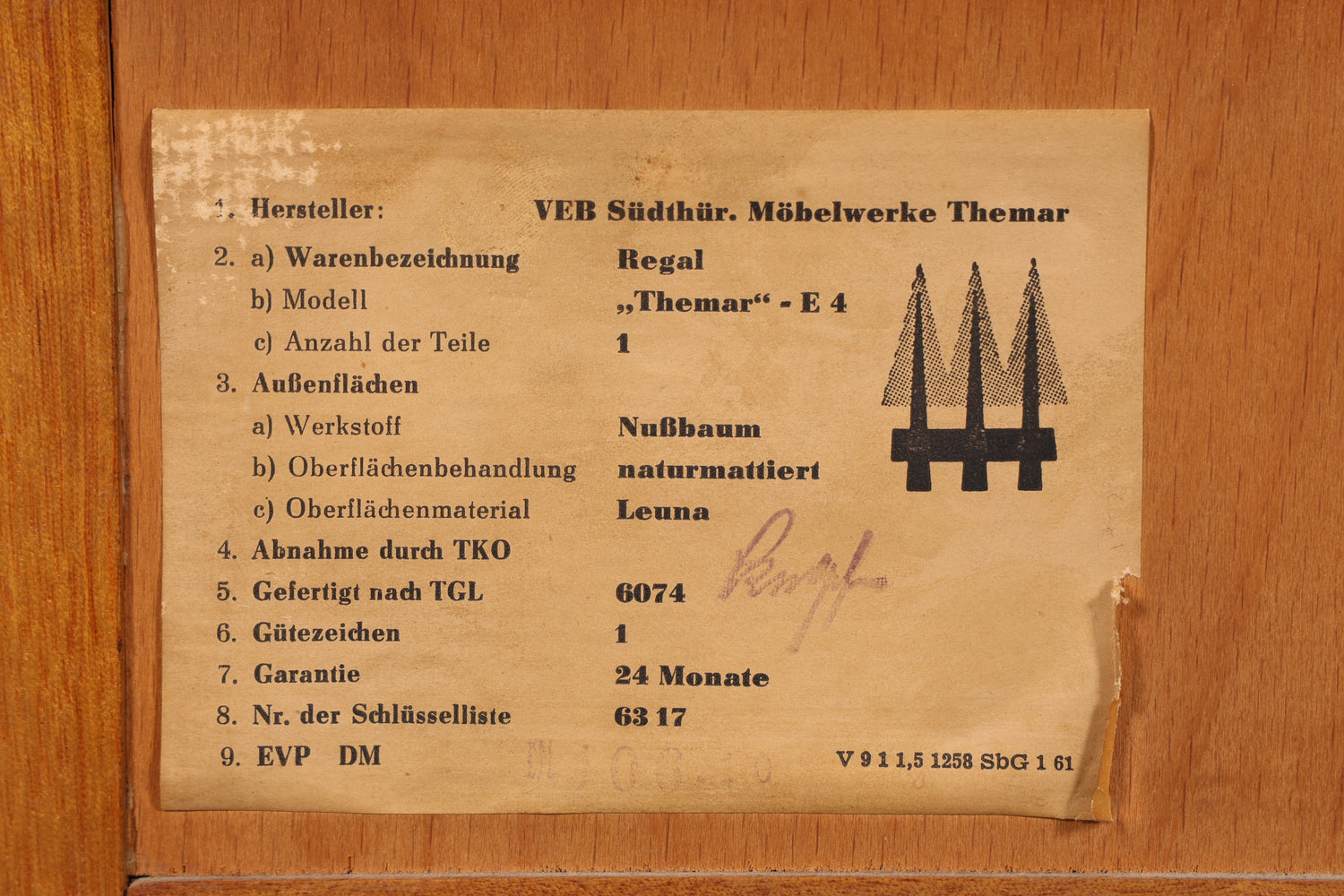 Wunderschönes Mid Century Regal Vintage Bücherregal Retro Standregal 60s Buchablage 1 von 2