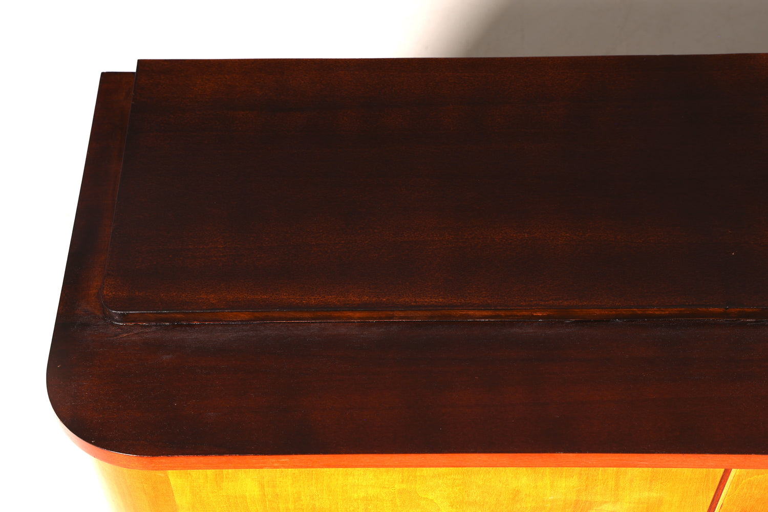 Schlichtes Mid Century Sideboard Vintage TV Kommode 60s Schrank Retro Longboard