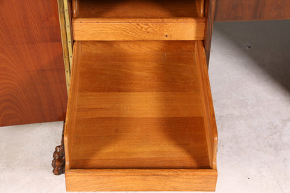 Imposanter Neorenaissance Schreibtisch Herrenzimmer Gründerzeit Bürotisch Antik Office Table