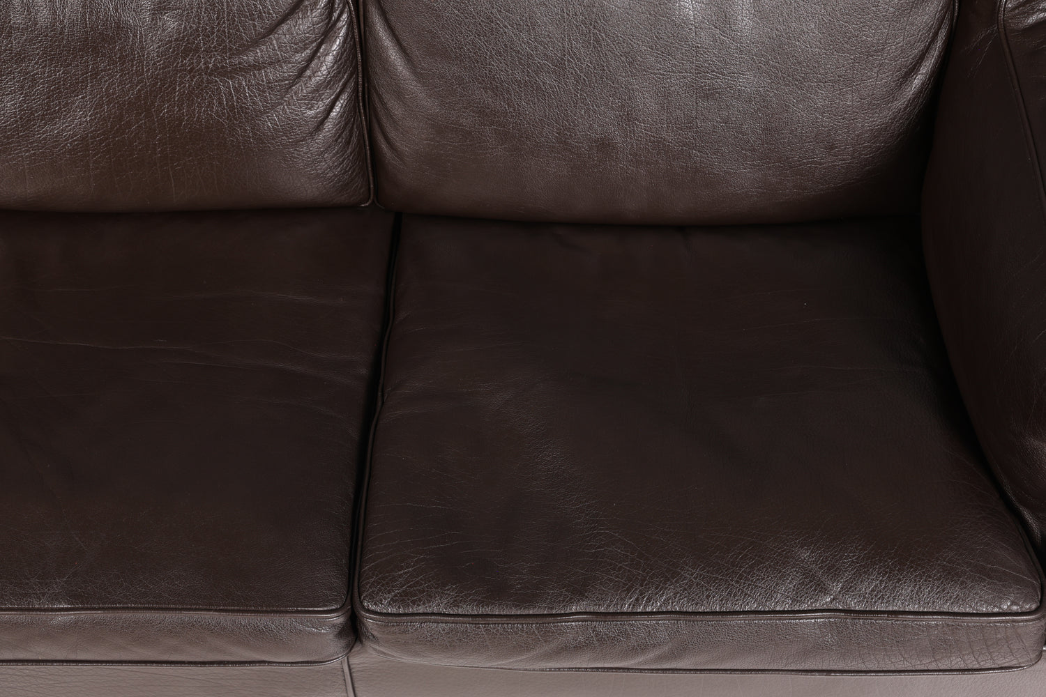 Wunderschönes Designer Børge Mogensen Sofa 3 Sitzer echt Leder Couch Modell 2213 Made in Denmark Canapé