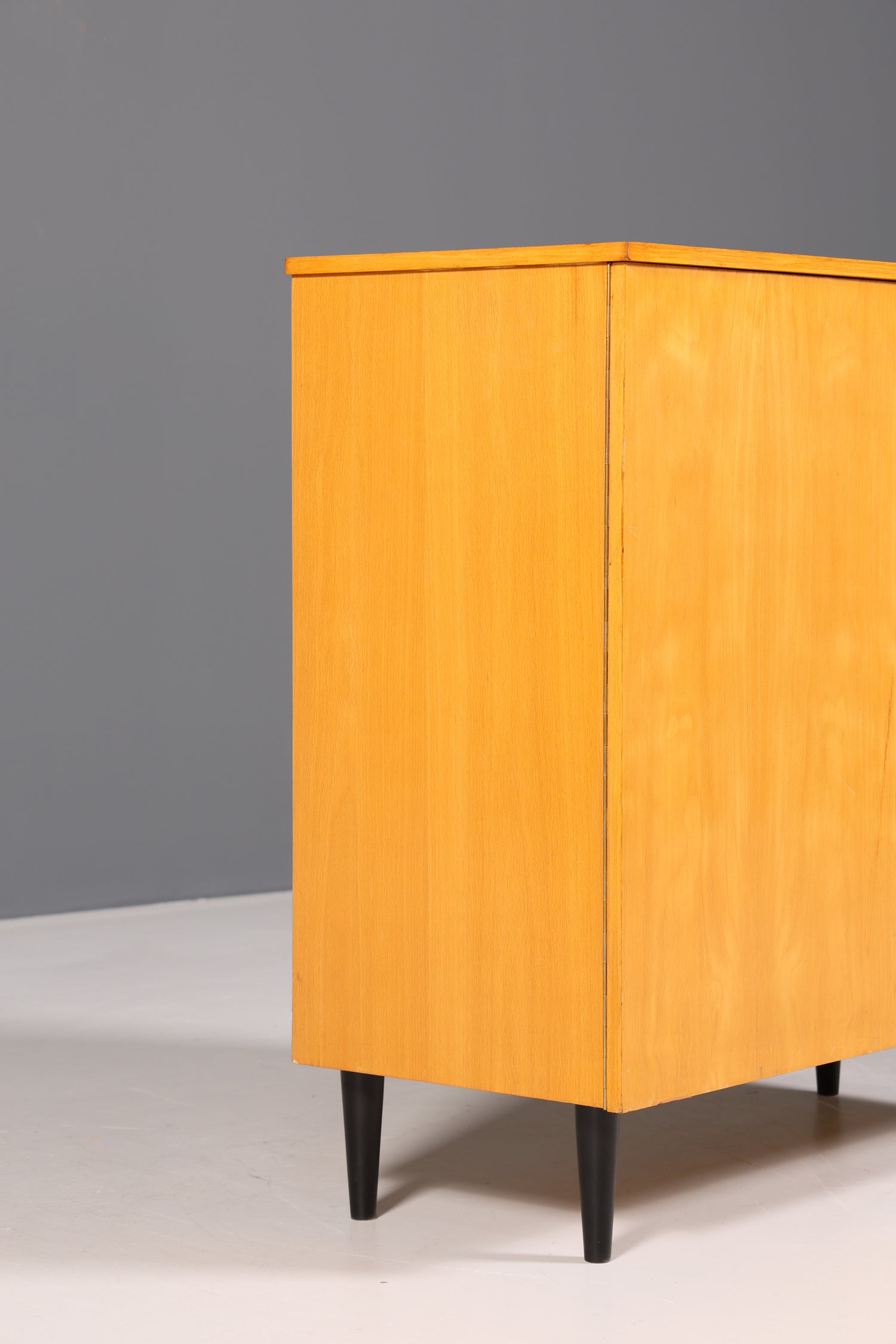 schallplatten aufbewahrung vintage Mid Century Schrank Vintage Schallplatten LP Aufbewahrung