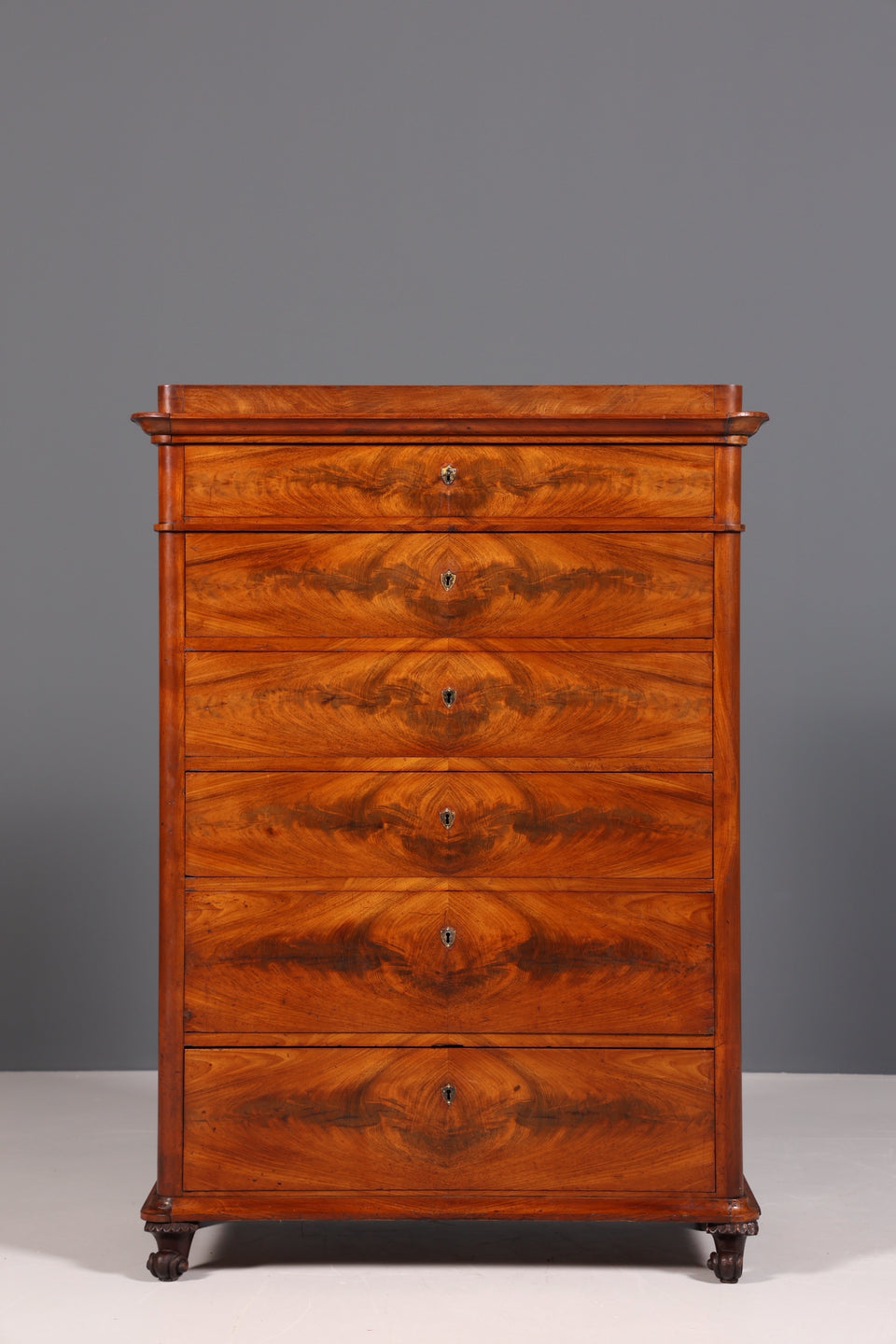 Edle Louis Philippe Chiffoniere um 1880 Gründerzeit Antik Schrank Semainier