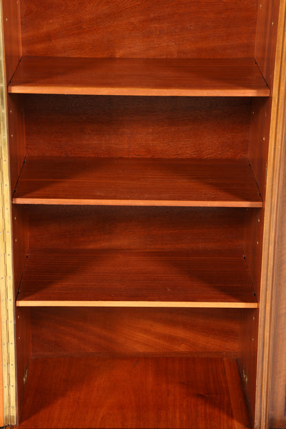 Traumhafter XXL Neorenaissance Bücherschrank Vitrine Antik Gründerzeit Buffet Schrank Regal Kanzlei