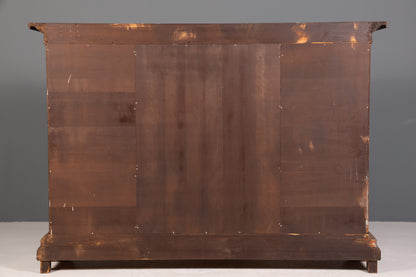Traumhafter XXL Neorenaissance Bücherschrank Vitrine Antik Gründerzeit Buffet Schrank Regal Kanzlei