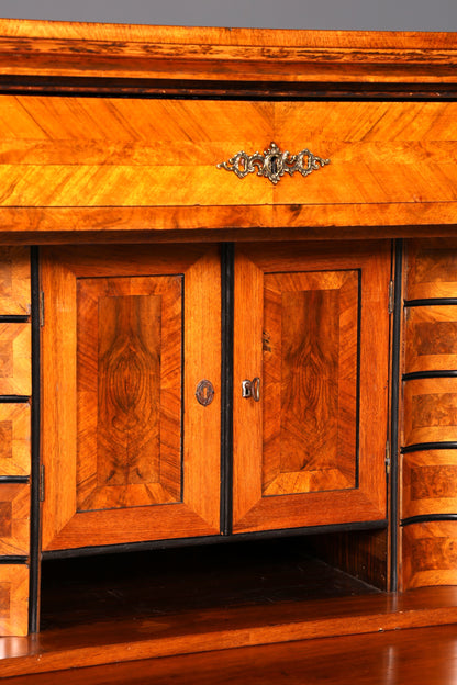 Wunderschöner Louis Philippe Sekretär Vertiko Highboard Schreibsekretär Massivholz