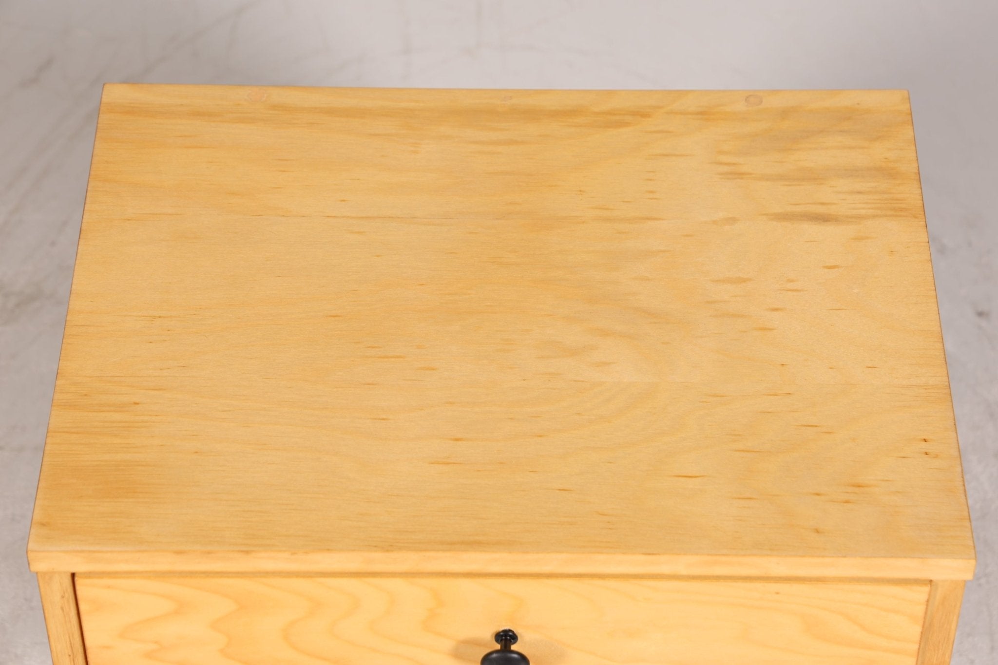 Simple Mid Century Chest of Drawers Vintage Bedside Table 60s Chest of Drawers Retro Storage Table 2 of 2