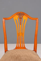 4x Wunderschöne Englische Stühle im Hepplewithe Stil Englisch Dining Chairs Küchenstühle Stuhlset