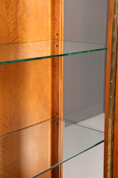 Traumhafte Vitrine im Biedermeier Stil Antik Schrank Geschirrschrank Art Deco Regal