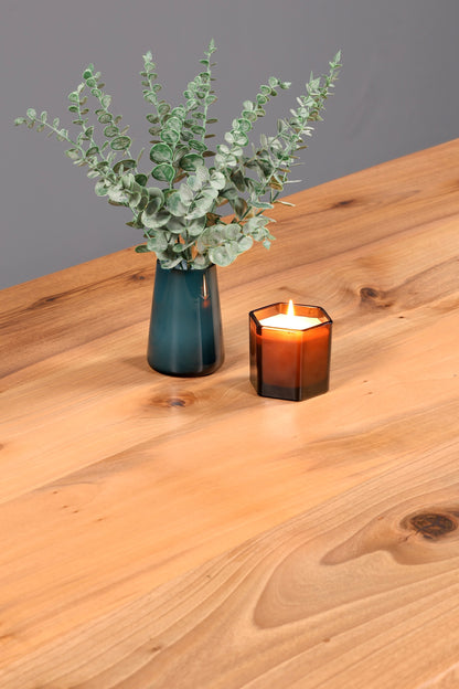 Traumhafter Nussbaum Tisch 260cm-95cm Esszimmer Tisch Baumkanten Platte Massiv Holz Küchentisch
