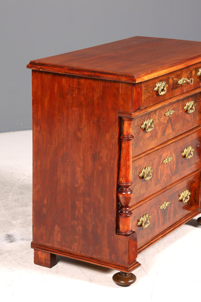 Wunderschöne Gründerzeit Kommode Louis Philippe echt Holz Schubladen Kommode um 1880