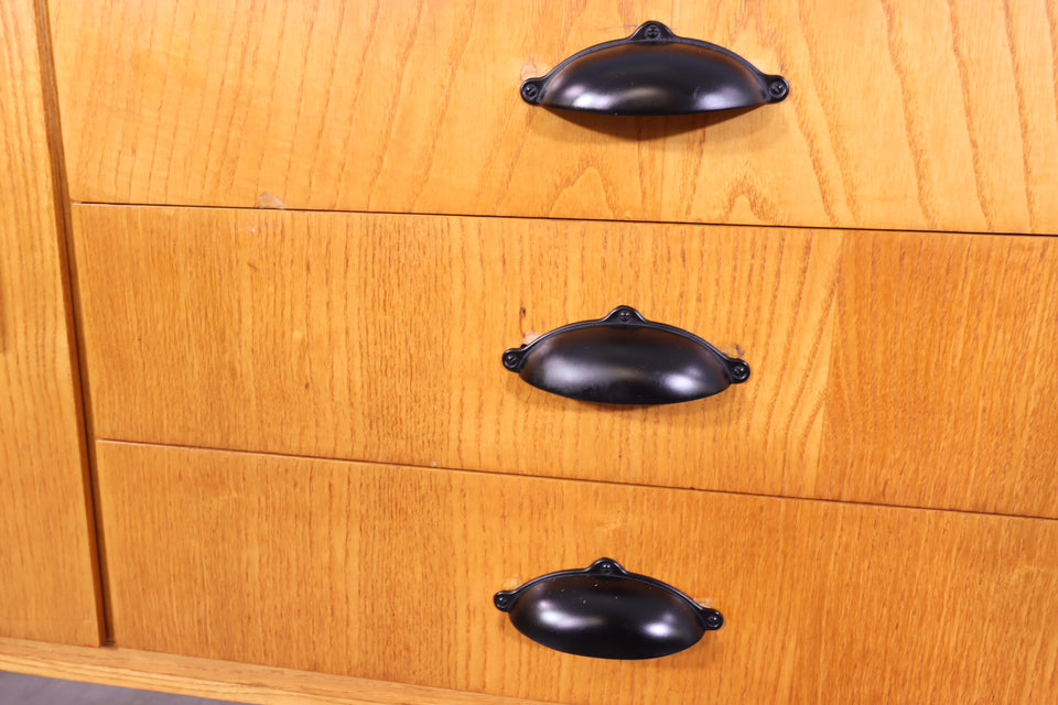 Schlichte Mid Century Kommode Retro Schrank Vintage DDR Möbel