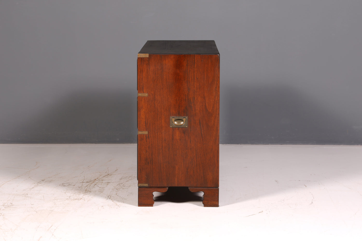 Traumhaftes Maritimes Sideboard Englische Military Chest Schiffskommode Antik Schrank Kolonial Vintage