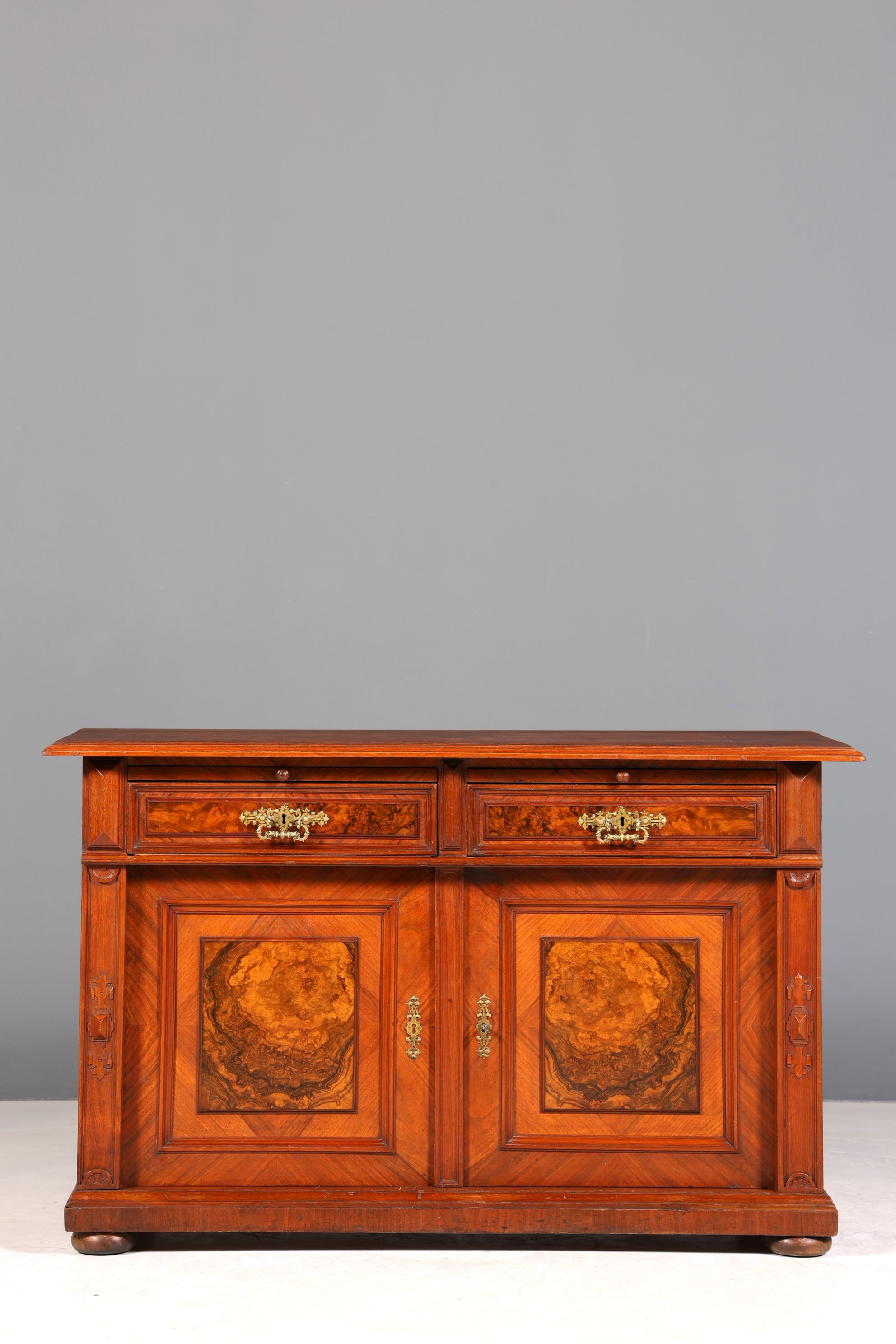 Wunderschöner Gründerzeit Schrank Antik echt Holz Sideboard um 1890 Kommode Anrichte