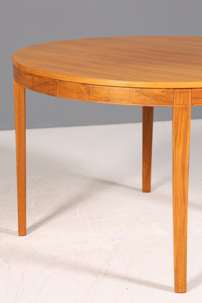 Dreamy Mid Century dining table real wood Danish design table extendable kitchen table 60s table