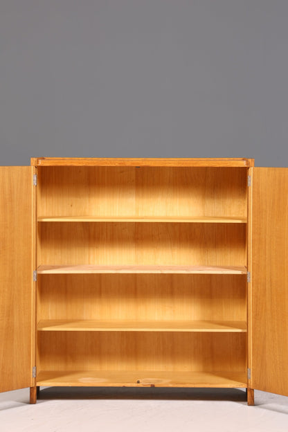 Schlichter Mid Century Schrank Vintage Highboard Retro Wäscheschrank Vertiko 60er Jahre Aktenschrank