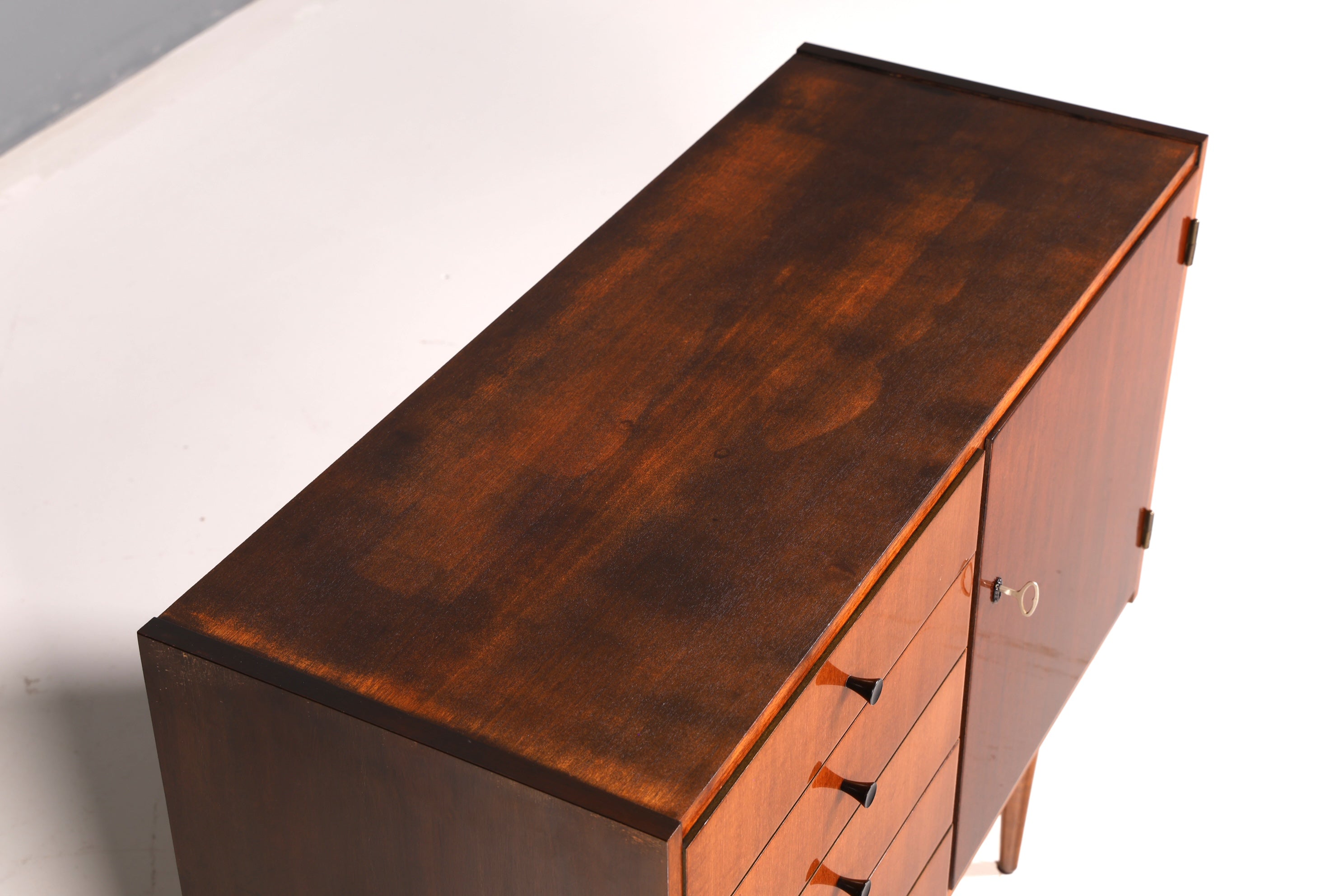 Traumhaftes Mid Century Sideboard Vintage TV Kommode 60er Schrank Flurkommode Retro
