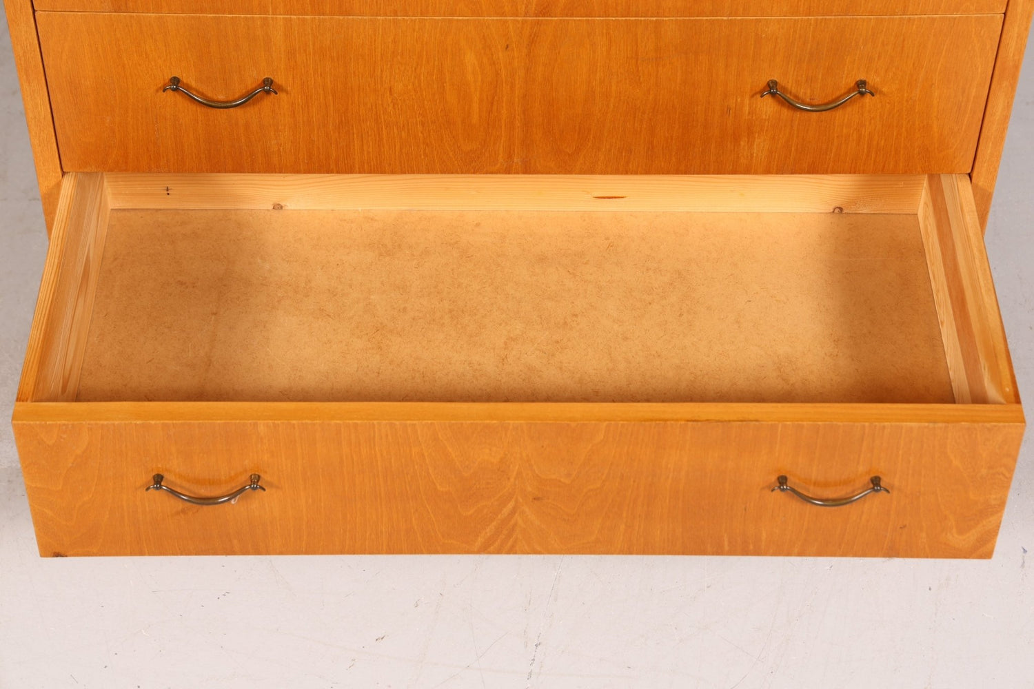 Stylish Mid Century roller shutter secretary real wood office cabinet vintage writing desk