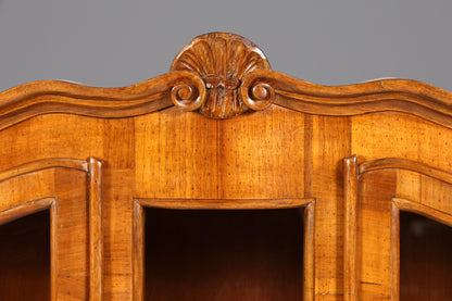 Wunderschöne Chippendale Vitrine Regal Schrank Barock Stil Bücherregal Geschirrschrank