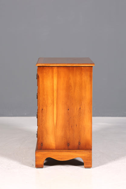 Traumhafte Englische Eibe Kommode echt Holz Schubladenkommode Antik 60er Jahre