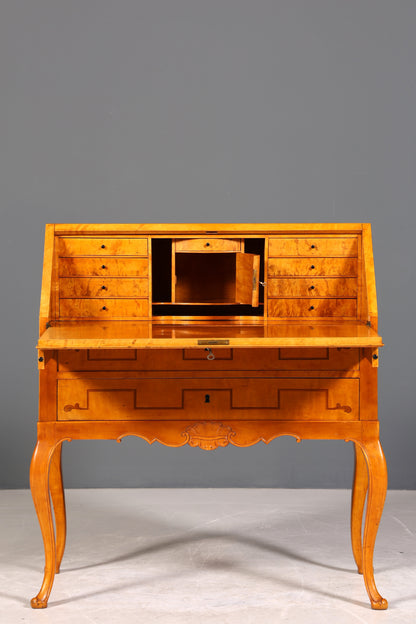 Edler Sekretär Chippendale Stil Antik um 1940 Büro Barock Stil Kommode Schreibkommode