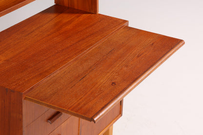 Stilvolles Mid Century Regal Danish Design Nussbaum Schrank Retro Kommode