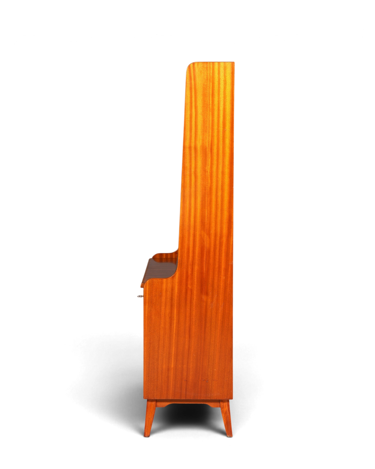 Wunderschöner Mid Century Schrank Bücherregal Vintage Sekretär Highboard Holz Regal 60s