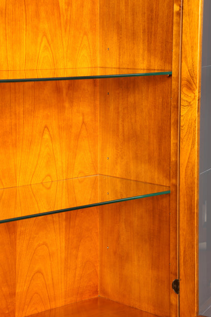 Edle Original Selva Vitrine Antik Stil massiv Holz Buffet Villa Borghese Schrank Bibliothek