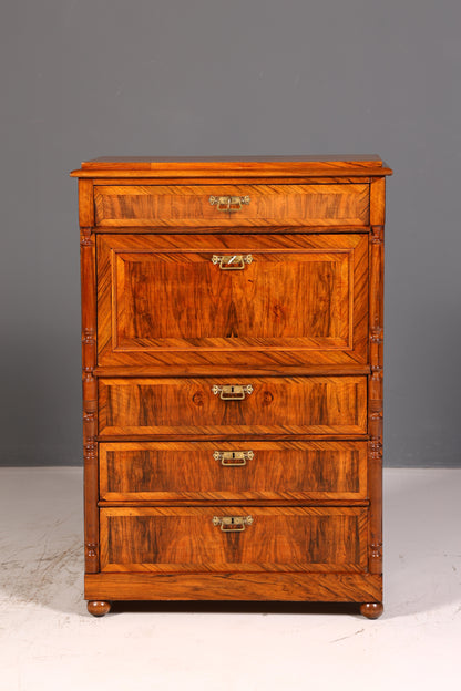 Wunderschöner Gründerzeit Sekretär Kommode Jugendstil Schubladenkommode Antik Vertiko Vintage