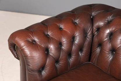 Wunderschönes Original Chesterfield Sofa 3- Sitzer echt Leder Couch Englisch