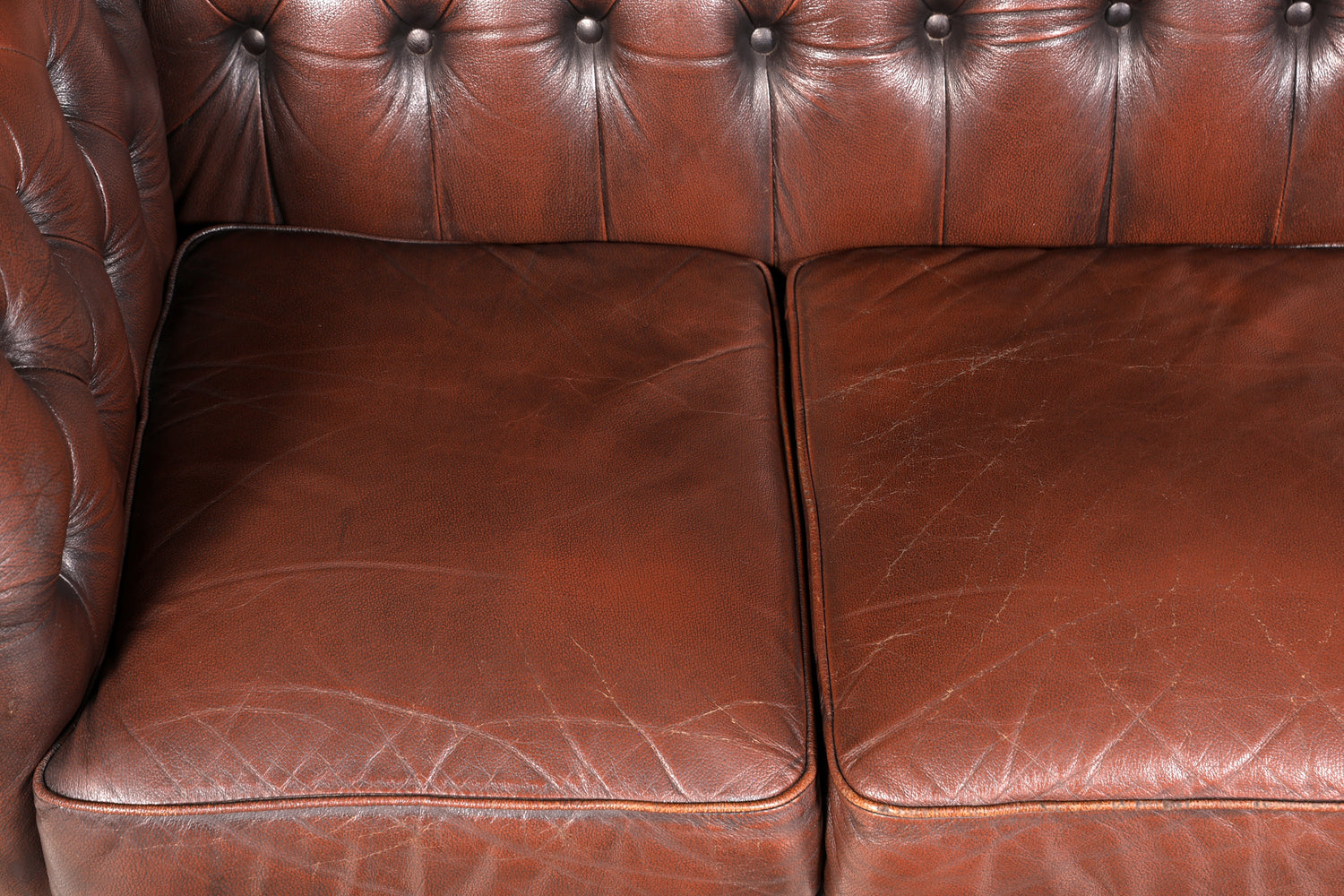 Wunderschönes Original Chesterfield Sofa 3- Sitzer echt Leder Couch Englisch