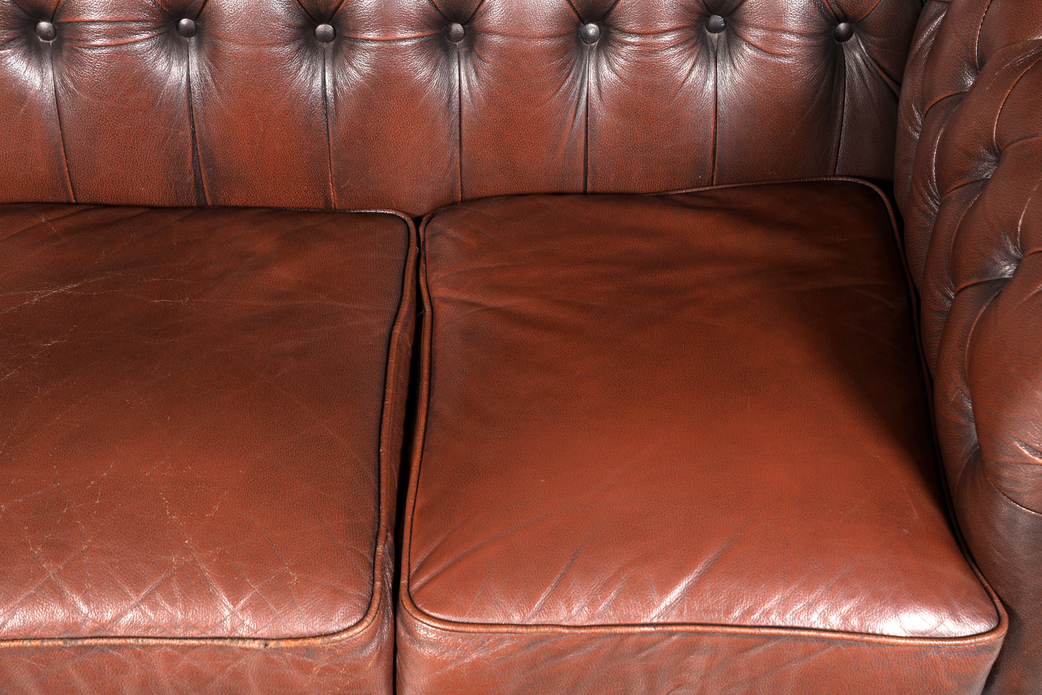 Wunderschönes Original Chesterfield Sofa 3- Sitzer echt Leder Couch Englisch