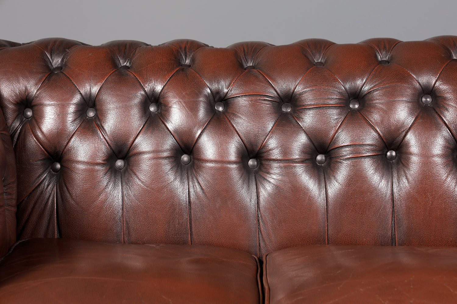 Wunderschönes Original Chesterfield Sofa 3- Sitzer echt Leder Couch Englisch