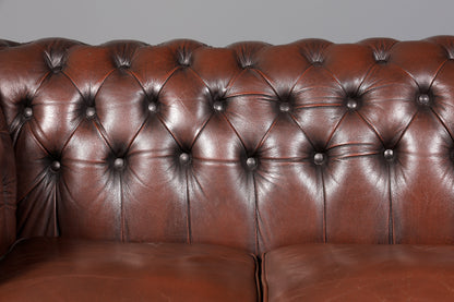 Wunderschönes Original Chesterfield Sofa 3- Sitzer echt Leder Couch Englisch
