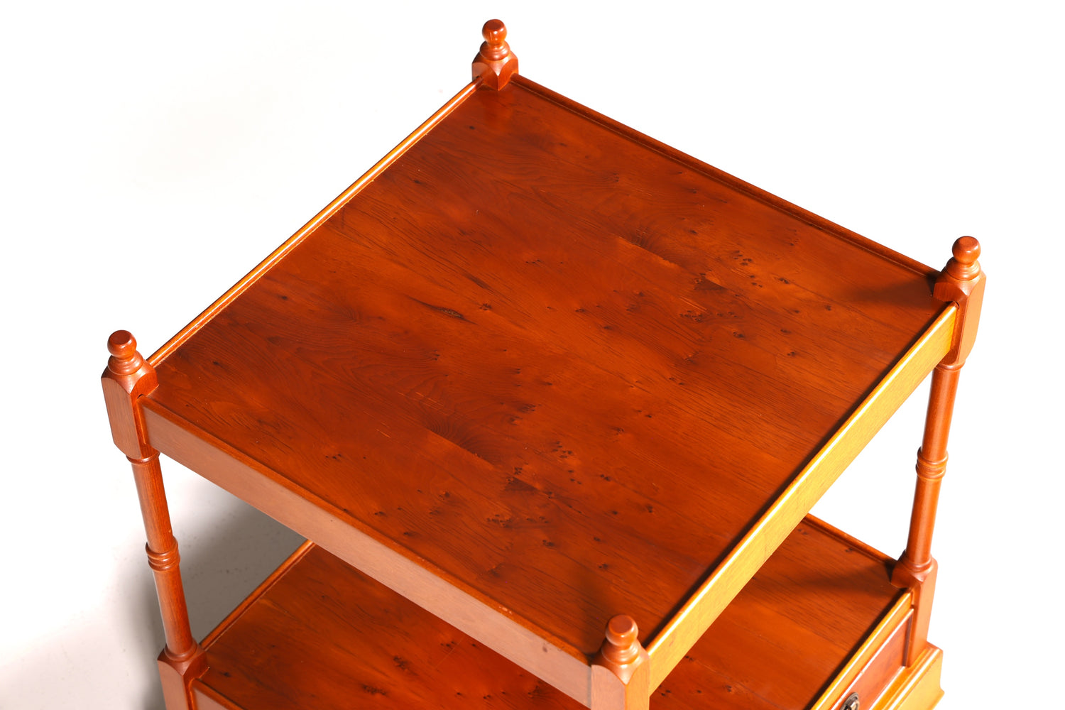 Traumhafter Englischer Antik Couchtisch Beistelltisch Regency Stil Ablagetisch Massivholz