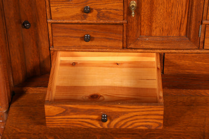 Stilvoller Gründerzeit Sekretär Vertiko Highboard Jugendstil Kommode Landhaus Schrank um 1880 Antik