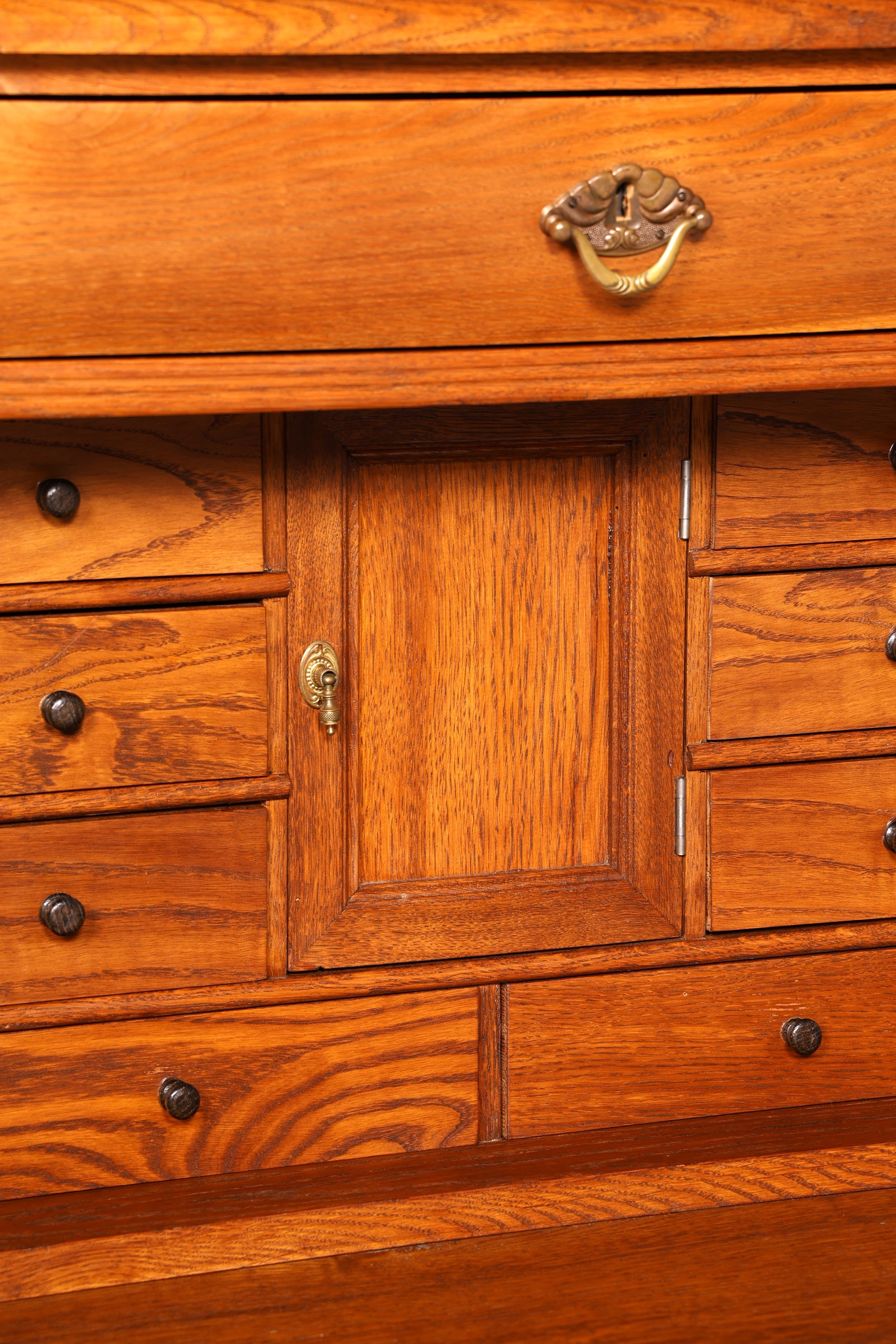 Stilvoller Gründerzeit Sekretär Vertiko Highboard Jugendstil Kommode Landhaus Schrank um 1880 Antik