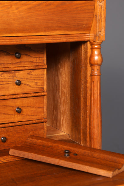Stilvoller Gründerzeit Sekretär Vertiko Highboard Jugendstil Kommode Landhaus Schrank um 1880 Antik