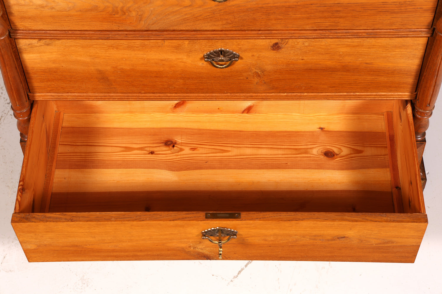 Stilvoller Gründerzeit Sekretär Vertiko Highboard Jugendstil Kommode Landhaus Schrank um 1880 Antik