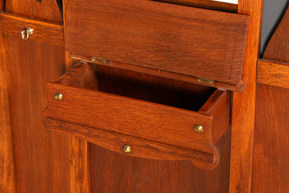 Traumhafte Jugendstil Flur Garderobe Antik Gründerzeit Kleiderwand Wandgarderobe Vintage