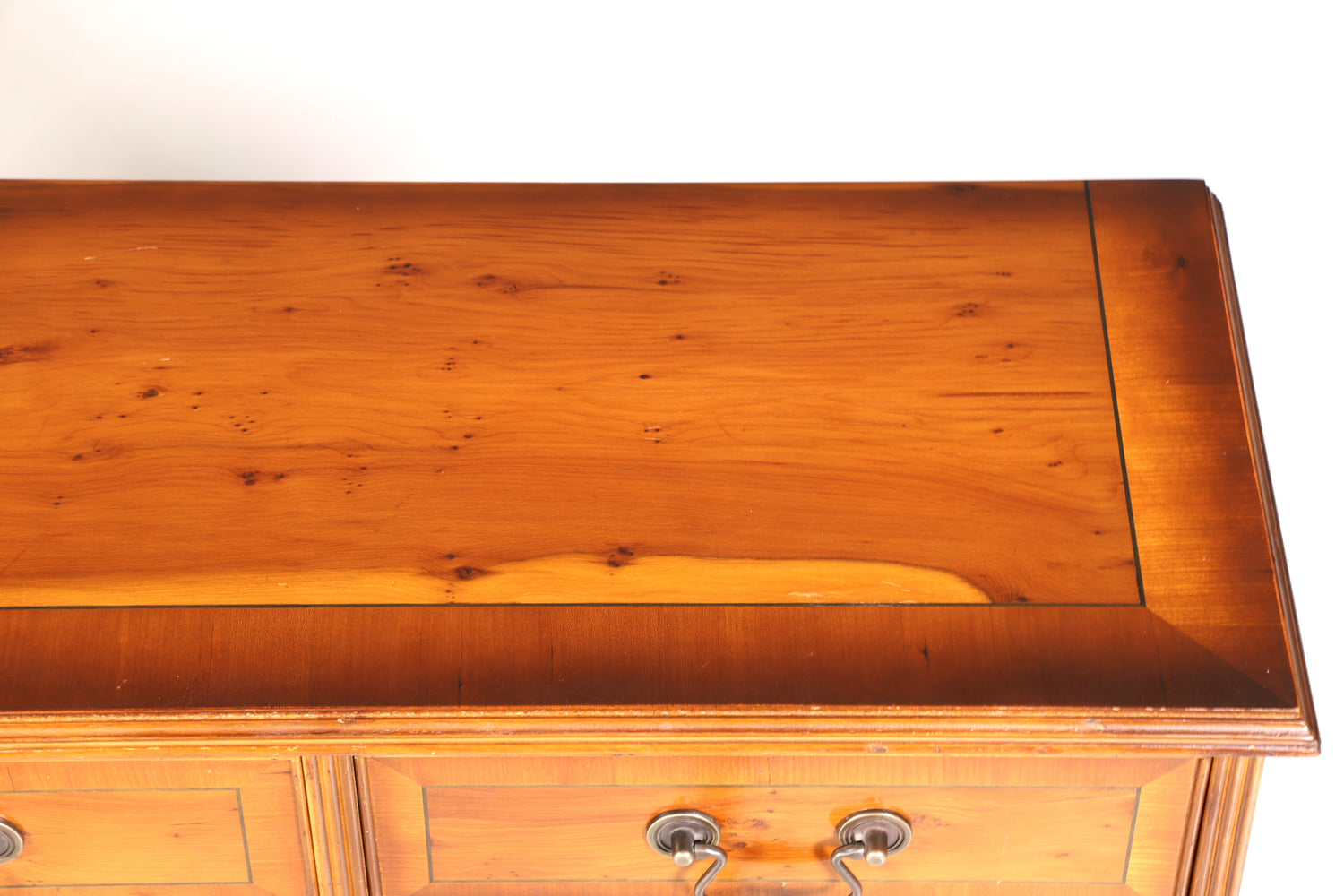 Wunderschönes Englisches Sideboard Schrank Antik Stil Eibe Bücherregal Kommode Regal