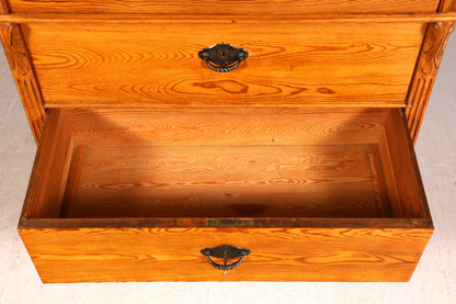 G197 Finish Wunderschöne Gründerzeit Kommode Jugendstil Antik Sideboard Schubladenkommode Wäschekommode (Kopie)