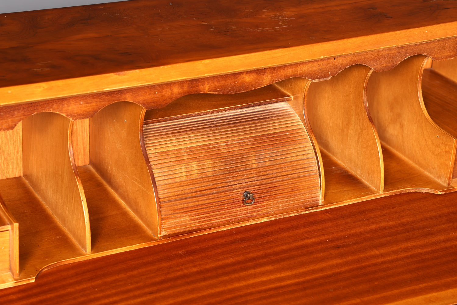 Wunderschöner Englischer Sekretär Schreibkommode Echt Holz Biedermeier Stil Schreibtisch Kommode