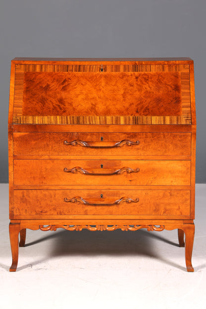 Wunderschöner Sekretär um 1930 Büro Kommode Kirschholz Sekretär Schreibtisch Kommode