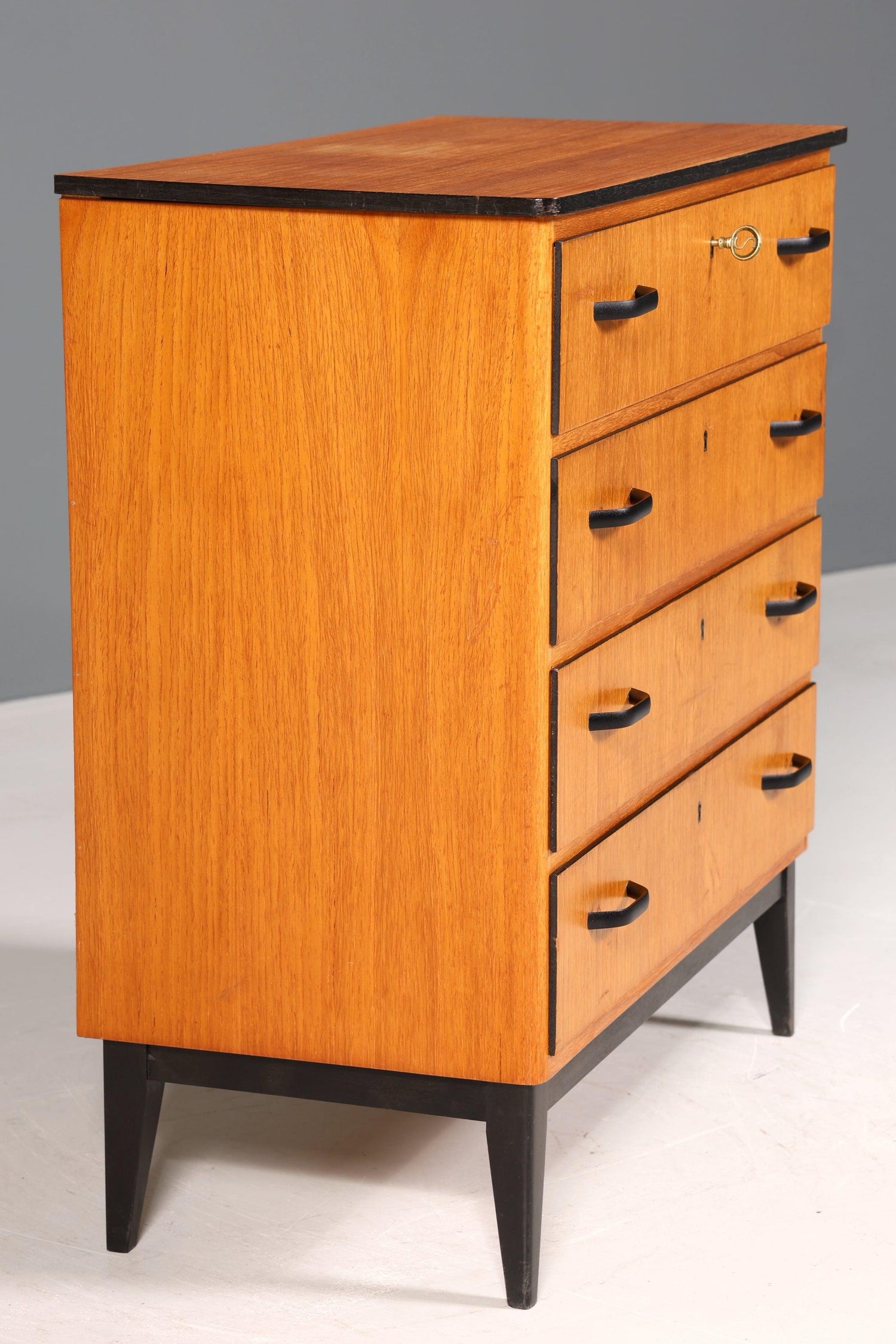 Wunderschöne Mid Century Kommode Teak Holz Sideboard Vintage Schubladen Kommode